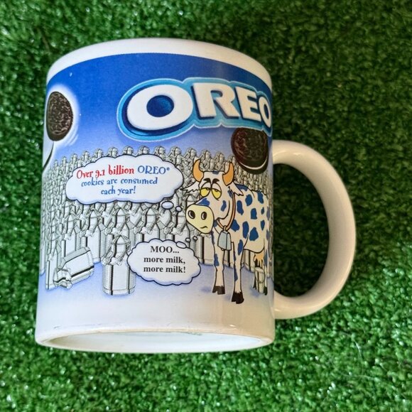 Nabisco Oreo Cookie "Be Glad You're Not A Cow" Vintage Collectible Coffee Mug - Picture 6 of 11